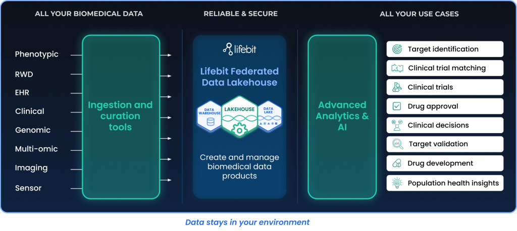 Lifebit Federated Data Lakehouse Diagram