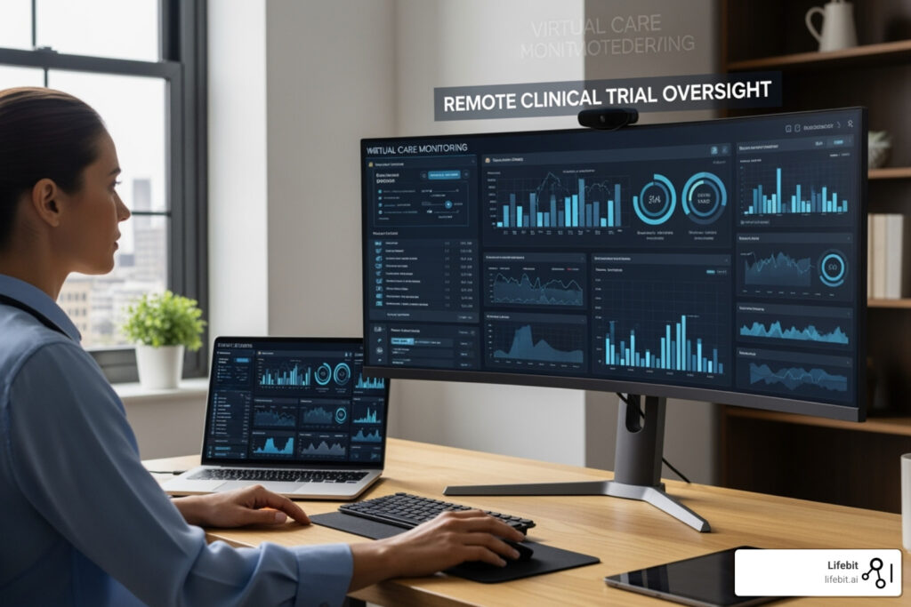 remote monitoring in clinical trials