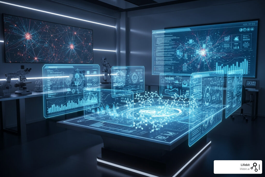 Which companies offer a cloud based drug discovery platform that uses artificial intelligence?