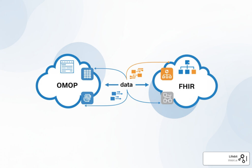 omop and fhir data models